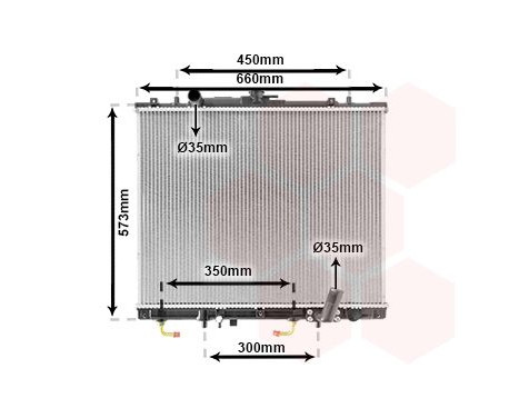 Radiator, engine cooling 32002156 International Radiators, Image 2