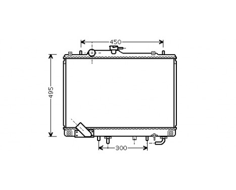 Radiator, engine cooling 32002157 International Radiators