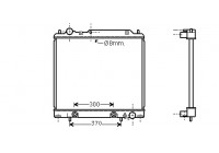 Radiator, engine cooling 32002158 International Radiators