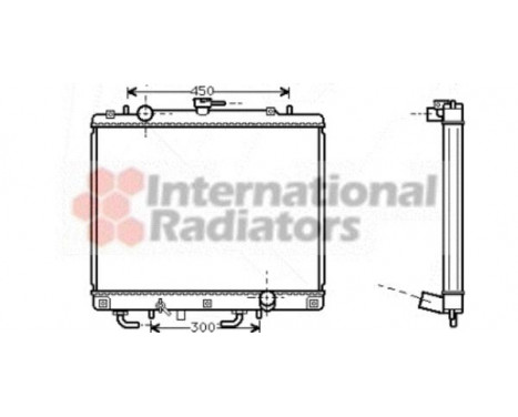 Radiator, engine cooling 32002160 International Radiators, Image 2