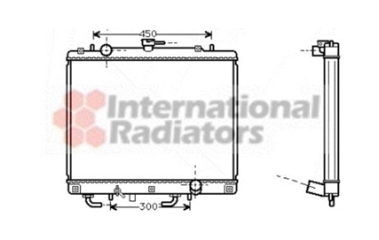 Radiator, engine cooling 32002160 International Radiators, Image 2