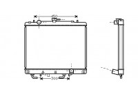 Radiator, engine cooling 32002160 International Radiators