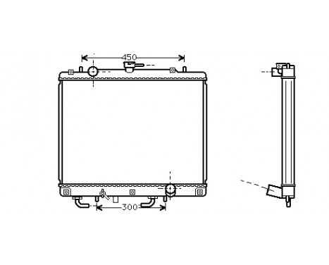 Radiator, engine cooling 32002160 International Radiators