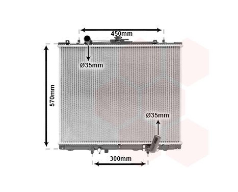 Radiator, engine cooling 32002162 International Radiators, Image 2