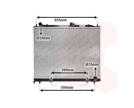 Radiator, engine cooling 32002163 International Radiators, Image 2