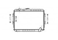 Radiator, engine cooling 32002164 International Radiators