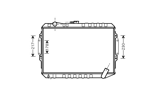 Radiator, engine cooling 32002164 International Radiators