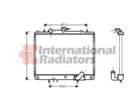 Radiator, engine cooling 32002167 International Radiators, Image 2