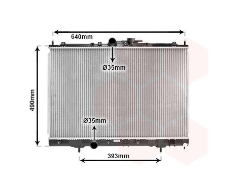 Radiator, engine cooling 32002169 International Radiators, Image 2