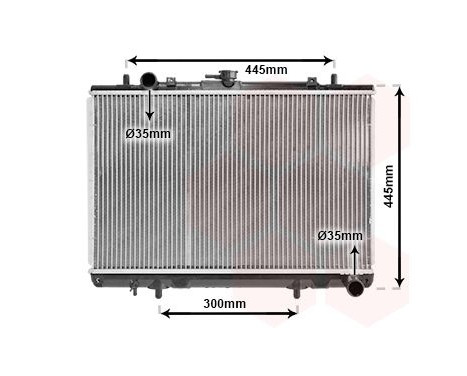 Radiator, engine cooling 32002188 International Radiators, Image 2