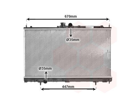 Radiator, engine cooling 32002195 International Radiators, Image 2