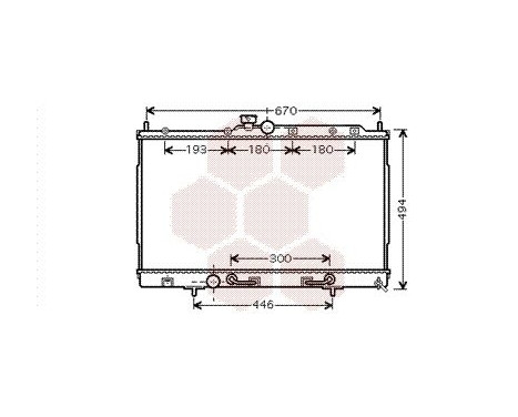 Radiator, engine cooling 32002197 International Radiators, Image 2