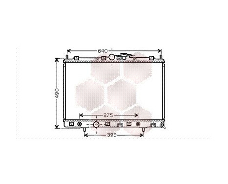 Radiator, engine cooling 32002200 International Radiators, Image 2