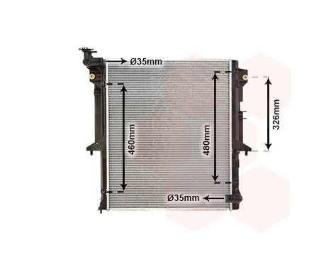 Radiator, engine cooling 32002202 International Radiators, Image 2