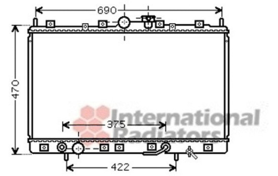 Radiator, engine cooling 32002209 International Radiators, Image 2