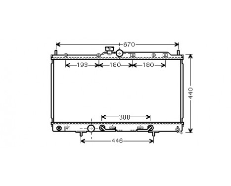 Radiator, engine cooling 32002214 International Radiators