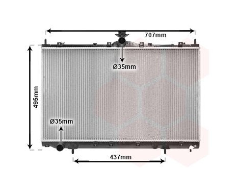 Radiator, engine cooling 32002215 International Radiators, Image 2