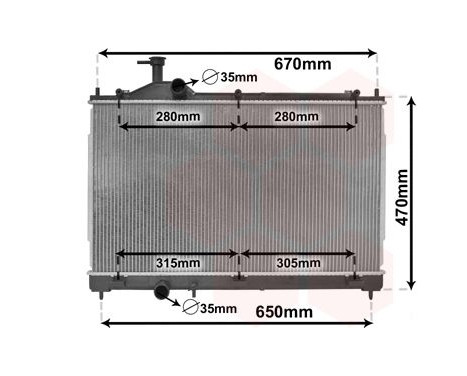 Radiator, engine cooling 32002256 International Radiators