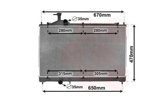 Radiator, engine cooling 32002256 International Radiators