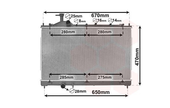 Radiator, engine cooling 32002262 International Radiators