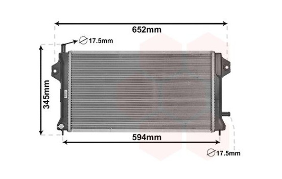 Radiator, engine cooling 32012701 International Radiators