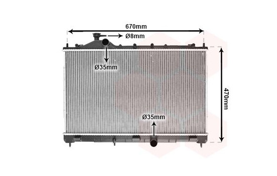 Radiator, engine cooling 32012708 International Radiators