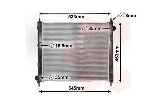 Radiator, engine cooling 33002385 International Radiators