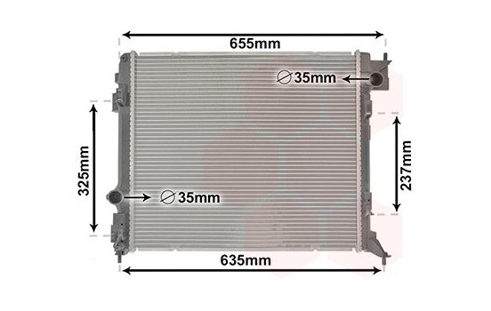 Radiator, engine cooling 33002444 International Radiators