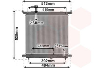 Radiator, engine cooling 33012712 International Radiators