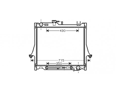 Radiator, engine cooling 36002026 International Radiators