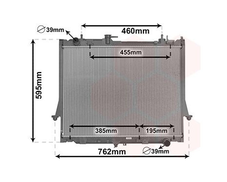 Radiator, engine cooling 36012700 International Radiators