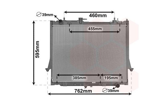Radiator, engine cooling 36012700 International Radiators