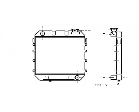 Radiator, engine cooling 37002003 International Radiators