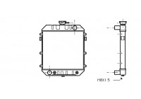 Radiator, engine cooling 37002010 International Radiators