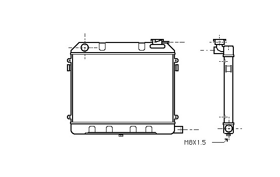 Radiator, engine cooling 37002012 International Radiators