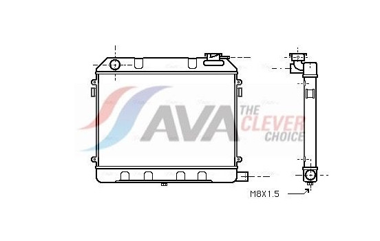 Radiator, engine cooling 37002012 International Radiators, Image 2