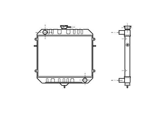 Radiator, engine cooling 37002034 International Radiators