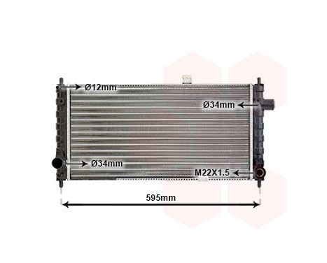 Radiator, engine cooling 37002050 International Radiators, Image 2