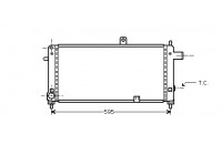 Radiator, engine cooling 37002054 International Radiators