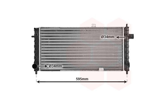 Radiator, engine cooling 37002054 International Radiators, Image 2