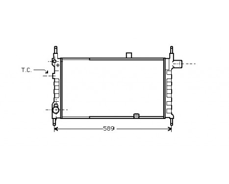 Radiator, engine cooling 37002063 International Radiators
