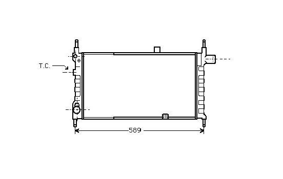 Radiator, engine cooling 37002063 International Radiators