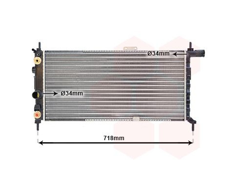 Radiator, engine cooling 37002065 International Radiators, Image 2