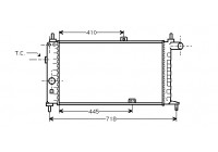 Radiator, engine cooling 37002066 International Radiators