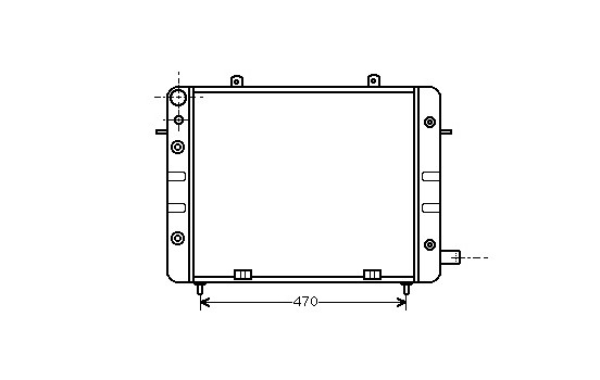 Radiator, engine cooling 37002071 International Radiators