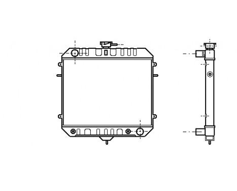 Radiator, engine cooling 37002076 International Radiators