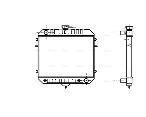 Radiator, engine cooling 37002076 International Radiators, Image 2
