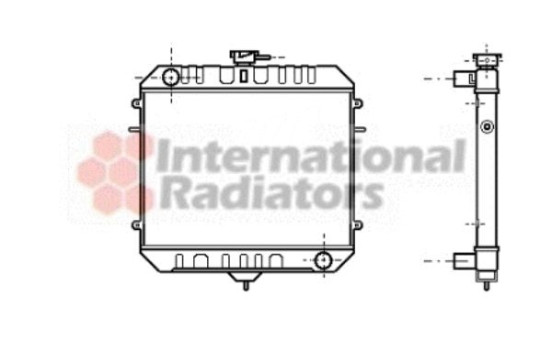 Radiator, engine cooling 37002081 International Radiators, Image 2