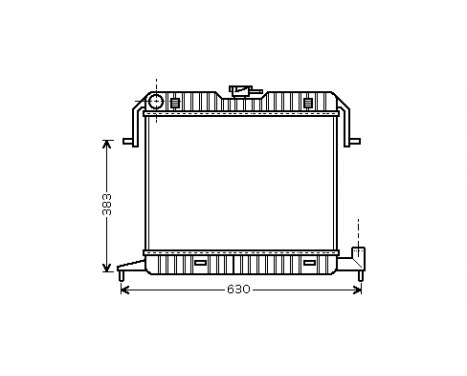 Radiator, engine cooling 37002087 International Radiators