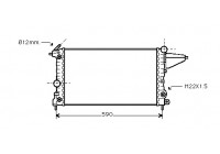 Radiator, engine cooling 37002117 International Radiators